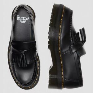 Adrian Leather Platform Tassel Loafers